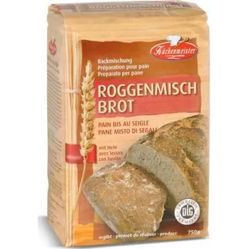 Küchenmeister Směs na pečení žitného chleba 750 g Chlebová směs Küchenmeister Směs na pečení žitného chleba 750 g