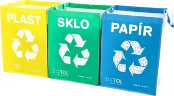 Odpadkový koš Sixtol Sort Easy 3 x 36 l tašky na tříděný odpad