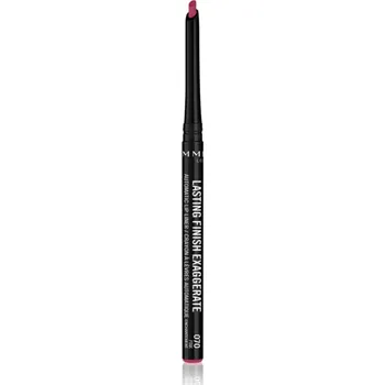 Tužka na rty Rimmel Lasting Finish Exaggerate automatická tužka na rty odstín 070 Pink Enchantment 0,25 g