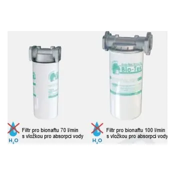 Příslušenství k čerpadlu PIUSI Filtr pro bionaftu s vložkou pro absorpci vody 70 l/min 1" x 1" 987696