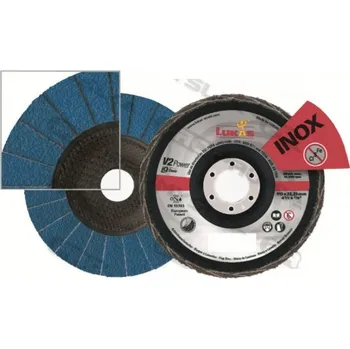 Brusný kotouč Brousící lamelový kotouč Turbo - INOX, LUKAS, 125 Z Power 60/iQ V2 POWER