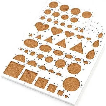 Woodware Podložka a šablona na quilling korková