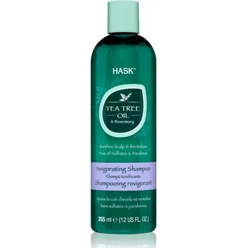 Kosmetika HASK Tea Tree Oil & Rosemary osvěžující šampon pro suchou a svědící pokožku hlavy 355 ml