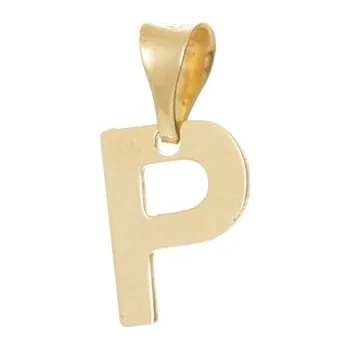 Přívěsek Přívěšek písmenko P ze žlutého zlata ZZ0825PF