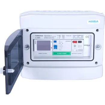 Kanalizační potrubí Noria s.r.o. NORIA řídící jednotka RJ-P4-N1 (TLAKAN P4) s barevným dotykovým LCD a akustickým alarmem pro kalová čerpadla LUCA N1 (registračn 988254