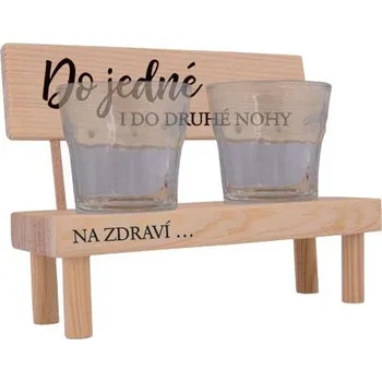 Žertovný předmět Ptákoviny CB Dřevěná lavička - Do jedné i do druhé nohy