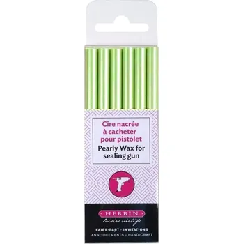 Pečeť Herbin Pečetní vosk perleťový (6ks) zelená
