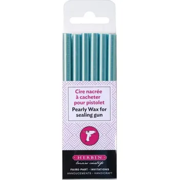 Pečeť Herbin Pečetní vosk perleťový (6ks) modrá