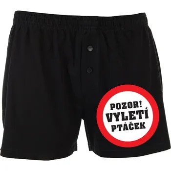 Žertovný předmět Trenýrky - Pozor, vyletí ptáček Velikost: M