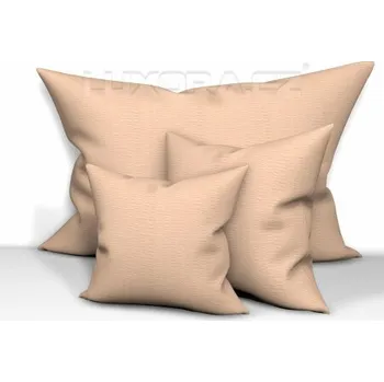 Povlak na dekorativní polštářek Povlak na polštář Krep Uni béžový - 50 x 50 cm