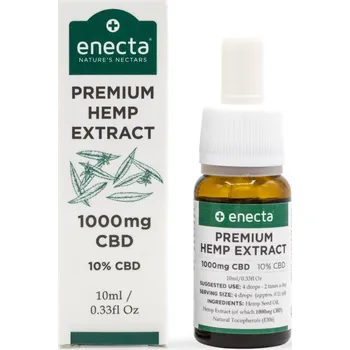Přírodní produkt Enecta CDB konopný olej 10 % 1000 mg 10 ml