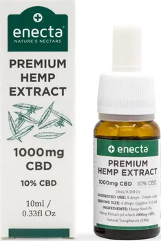 Přírodní produkt Enecta CDB konopný olej 10 % 1000 mg 10 ml