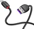 Datový kabel Baseus CATZS-01 Purple Loop USB-C 40W černý 1 m