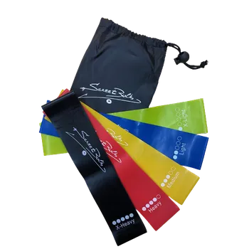 StreetBulk posilovací guma silná červená