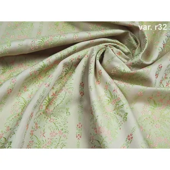HEDVA ČESKÝ BROKÁT Luxusní brokát 160 50749 PRUH FLORÁL ecru | R32