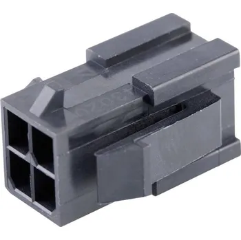 Elektrický konektor Molex zásuvkový konektor na kabel 4, rozteč 3 mm, 430200400, 1 ks Bag