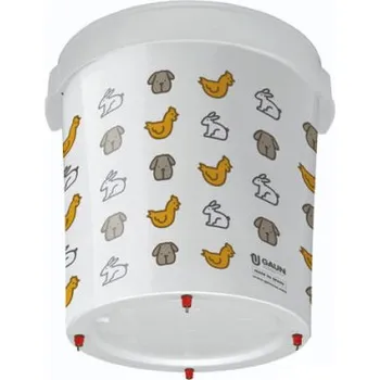 Napájecí kýbl s vertikálními niply, 32 litrů - GAUN 12200