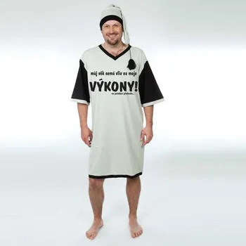 Žertovný předmět Noční košile – Můj věk nemá vliv na moje výkony! Velikost: L