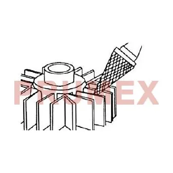 Příslušenství k frézce Technická fréza tvrdokovová, kuželová, FREZA, M1225x06