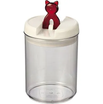 Dóza na potraviny Nobby Flip Cat 1,4 l čirá