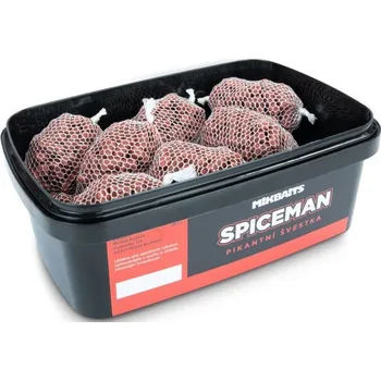 15ks - Naplněné Punčochy Mikbaits Spiceman PVA Bomb Pikantní Švestka