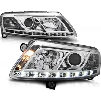 Přední světlomet Tuning Tec Přední světla,AUDI A6 C6 04.04-08 TRU DRL chromové