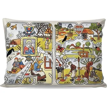 Bytový textil Matějovský LADA - digital tisk - ČTYŘI ROČNÍ OBDOBÍ 33x50cm