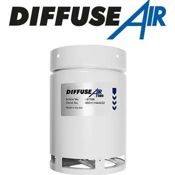 Instalatérský materiál Global Air Supplies Diffuse-Air G.A.S. Průměr: 100mm