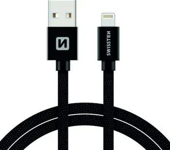 Datový kabel Swissten USB/Lightning 2 m černý