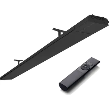 Infrazářič Elektrický tepelný zářič HEATSTRIP Design Radiant Heater 2400 W s integrovaným dálkovým ovládáním a regulací výkonu