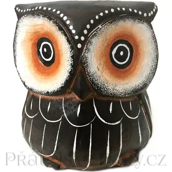 Krásná Sova - Sovička 3 / ruční práce Dřevo