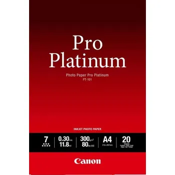 Tiskárna CANON inkjet 300g Platinum A4/20 PT-101