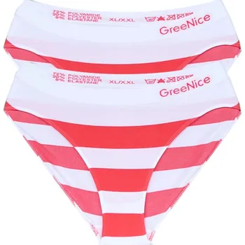 Kalhotky Dámské bezešvé kalhotky - GreeNice Art3342 (2ks vbalení) Barva: Bílá, Velikost: M/L