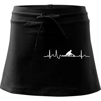 Dámská sukně EKG curling - Sportovní sukně - two in one - S ( Černá )