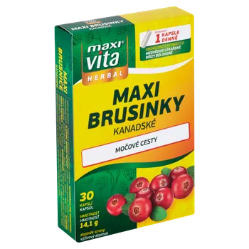 Přírodní produkt Maxi Vita Herbal Maxi brusinky kanadské 30 cps.