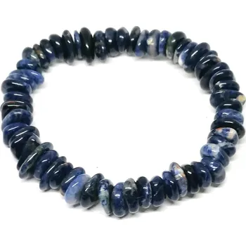 Náramek Sodalitový náramek - nepravidelné disky (možno i jako pánský)