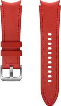 Řemínek na hodinky Samsung Leather Band 20 mm S/M červený