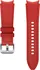 Řemínek na hodinky Samsung Leather Band 20 mm S/M červený