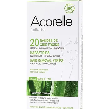 Přípravek na depilaci a epilaci Acorelle Depilační proužky na obličej 20 ks