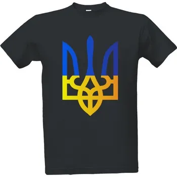 Tričko s potiskem Symbol Ukrajiny pánské