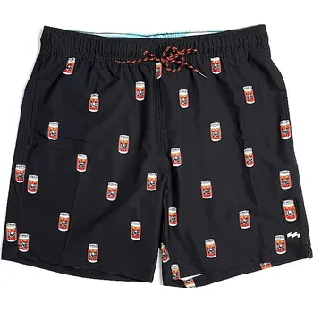 Pánské plavky koupací šortky Billabong Simpsons Duff Layback - Black S