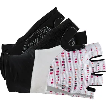 Cyklistické rukavice Cyklistické rukavice CRAFT Rouleur bílé Velikost: XL