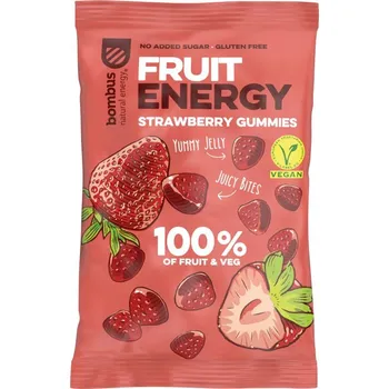 Potravina Bombus Energy Gummies jahoda 35 g