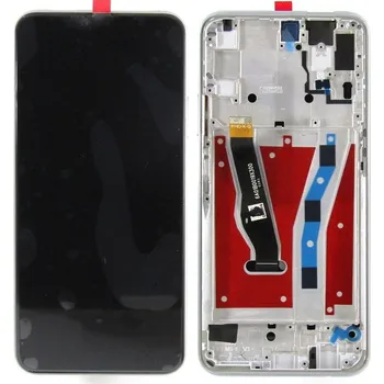 LCD Displej + Dotyková deska + Přední kryt Huawei P Smart silver