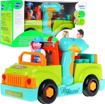 Hračka pro nejmenší Huile Toys Tool Truck multifunkční autíčko