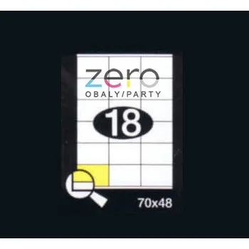 Etiketovací kleště Etikety laserové SMART 70 x 48 mm (1800 etiket) - bílé