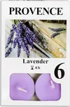 Provence Čajové svíčky levandule 6 ks