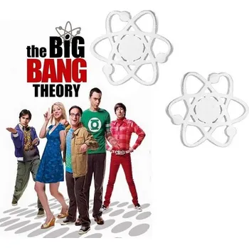 Seriál Teorie velkého třesku náušnice Atom (ocel)