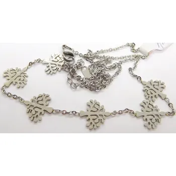 Řetízek Klenoty Budín Dámský ocelový řetízek z chirurgické oceli se stromy života 45+5cm B0002 (Klenoty Budín Dámský ocelový řetízek z chirurgické oceli se stromy života 45+5cm B0002)