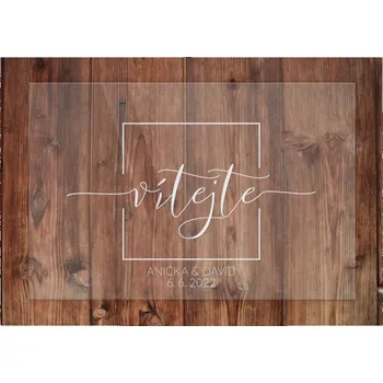 Svatební dekorace Svatební uvítací cedule minimalistická - 30x40 cm + doprava zdarma